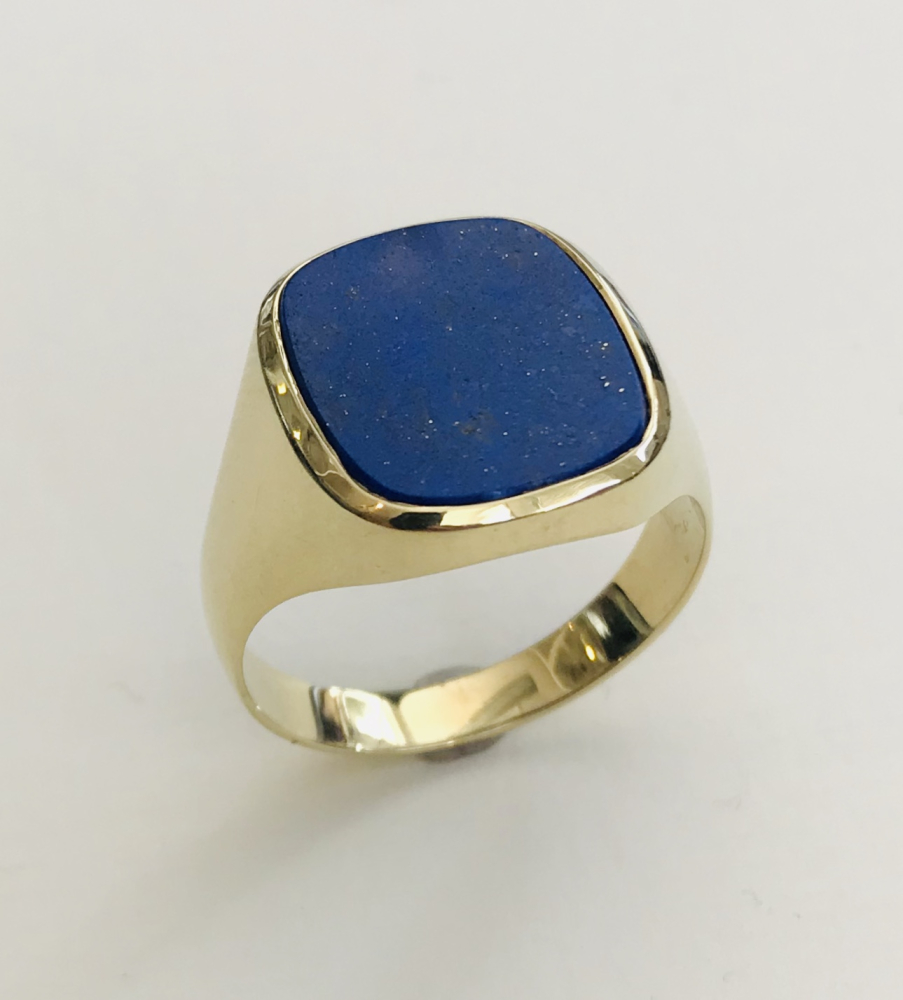 Lapis-Siegelring 585 GG
